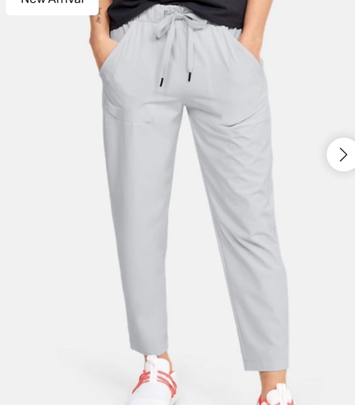 women's ua woven ankle crop